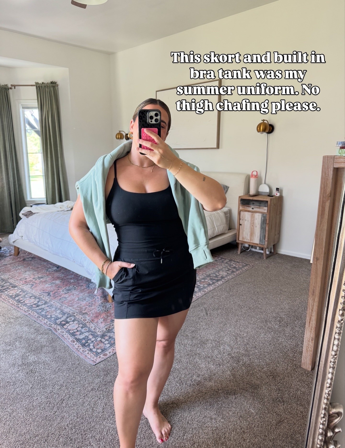 This tank top is everything! Love the skort too, so comfy and my go-to mom outfit on hot days. 

#LTKSeasonal #LTKootd #LTKFindsUnder50