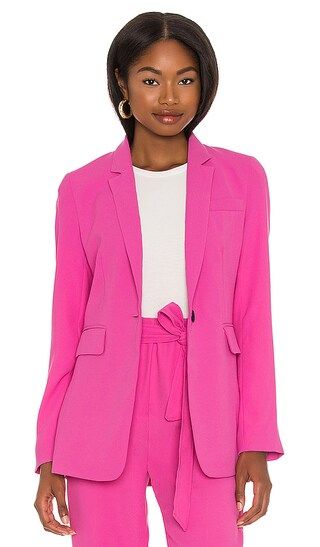 Satin Crepe Blazer | Revolve Clothing (Global)