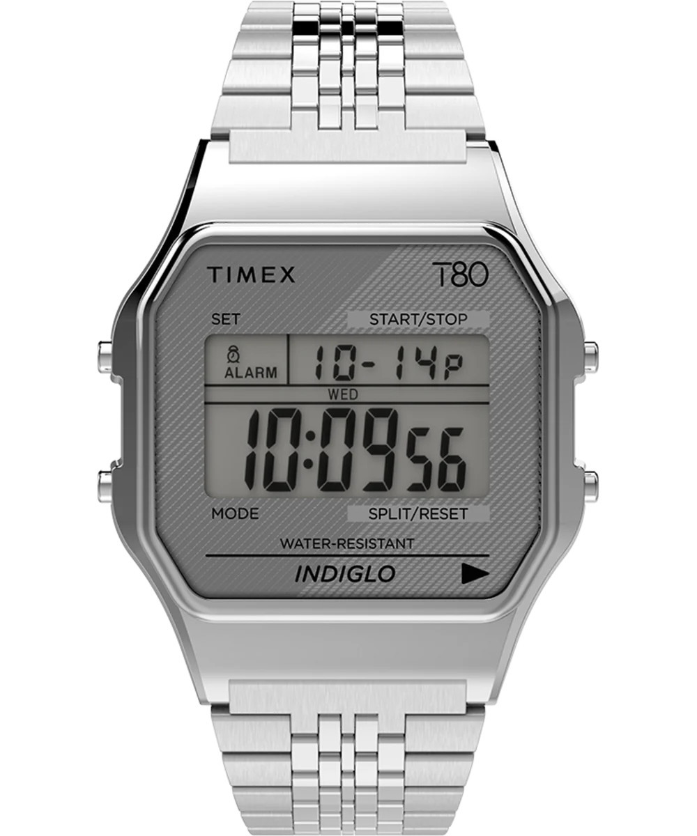Timex T80 34mm Stainless Steel Bracelet Watch | Timex