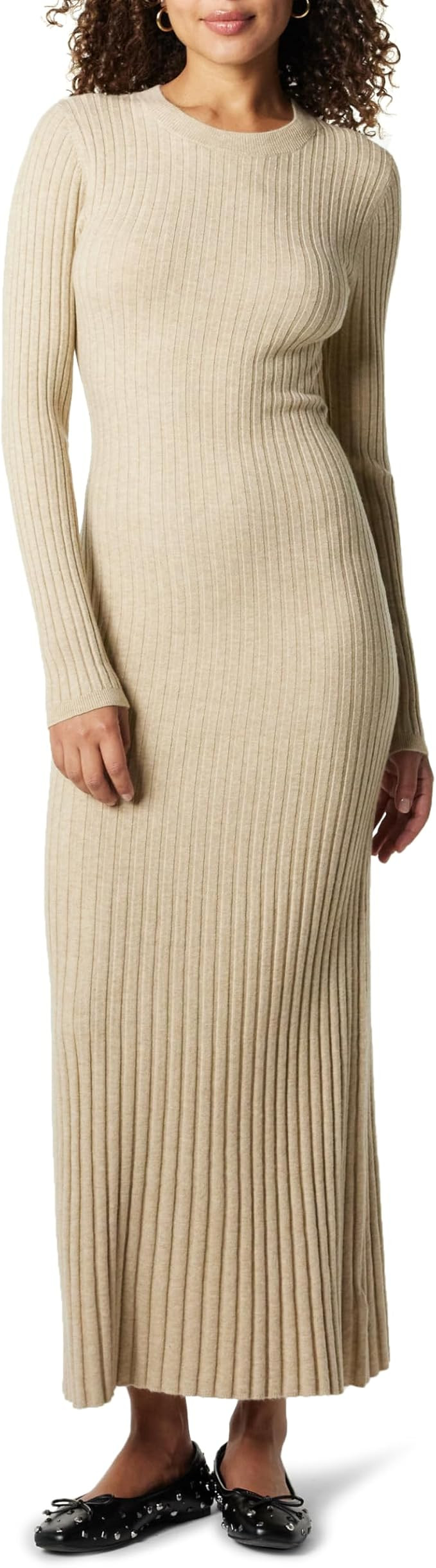 The Drop Women's Ashlyn Ribbed Sweater Maxi Dress | Amazon (US)