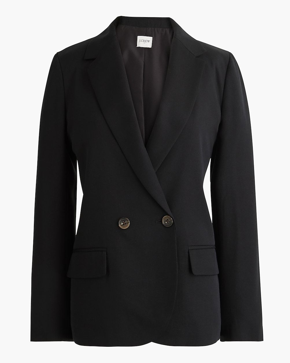 Drapey twill double-breasted blazer | J.Crew Factory