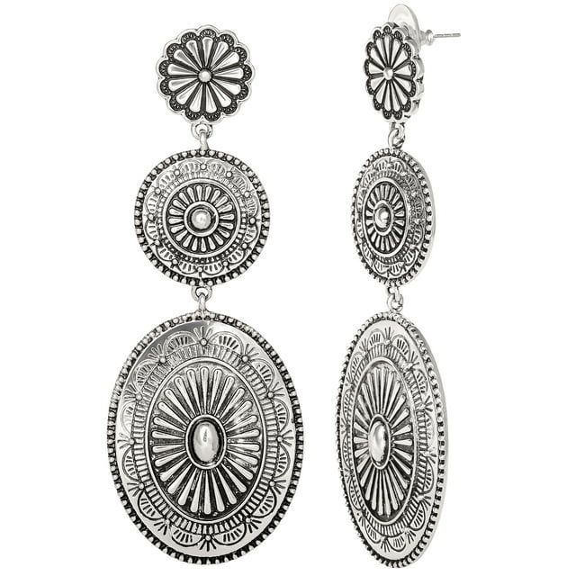 Jessica Simpson Fashion Metal Drop Earring | Walmart (US)