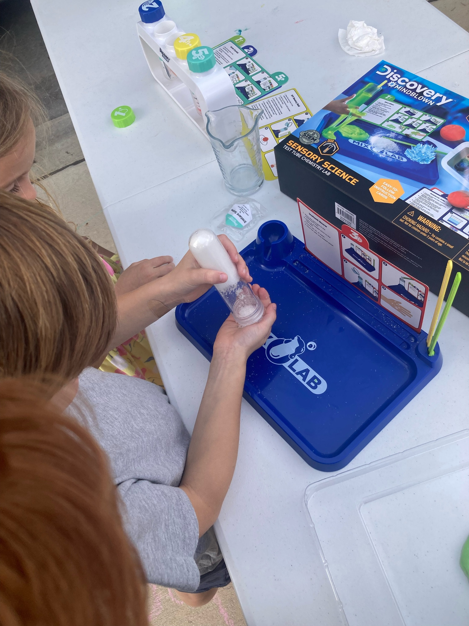 We had a blast today conducting sensory science experiments with this Discovery kit. We made glow slime and instant snow! The kit comes with 5 experiments and everything you need including recipes to recreate the experiments once you use all the supplies. It was so easy and my kids had a blast. Definitely recommend .

#LTKHoliday #LTKGiftGuide #LTKSeasonal
