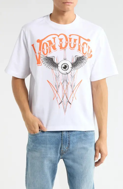 Von Dutch Graphic T-Shirt in Bright White at Nordstrom, Size X-Large | Nordstrom