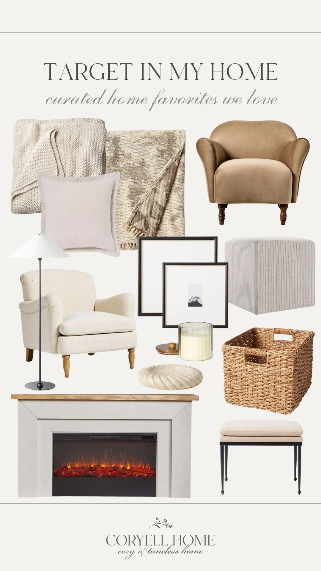 Some of my favorite @Target purchases in our home! A few of these are new to spaces and the rest I keep out year round. My floor lamp and basket and chunky knit throw I’ve had for several years and still love so much! They truly have some of the prettiest pieces at affordable prices for a curated timeless home! 🤗

#LTKSaleAlert #LTKSeasonal #LTKHome