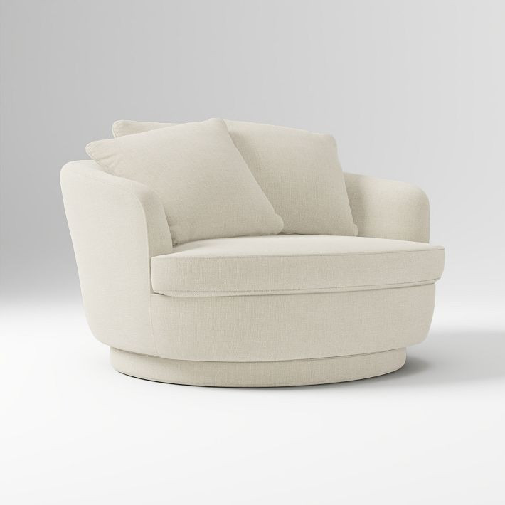 Viv Grand Swivel Chair | West Elm (US)