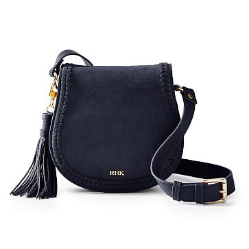 Equestrian Suede Crossbody Bag | Mark and Graham | Mark and Graham