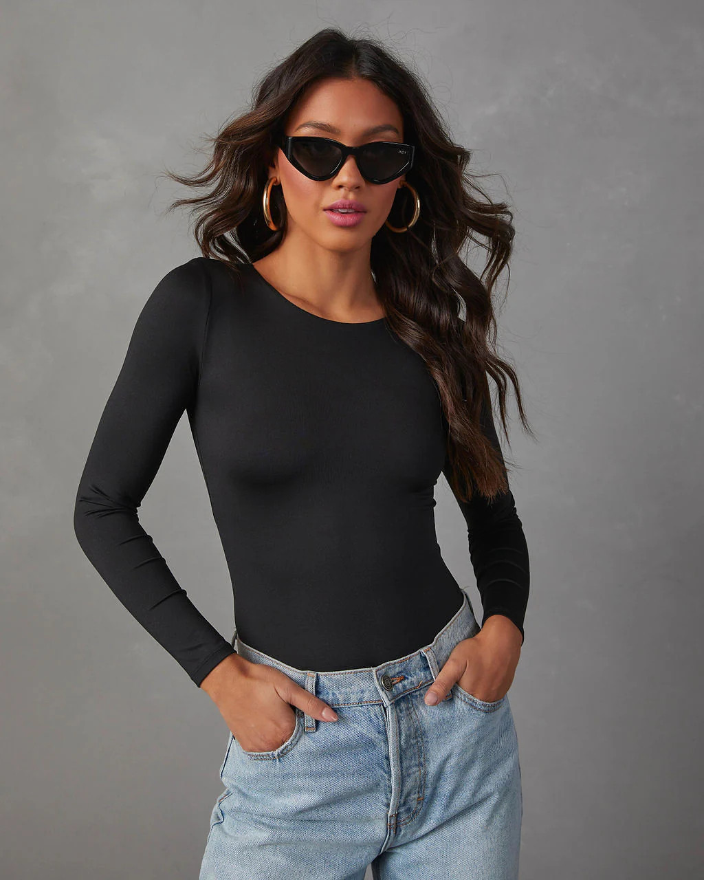 Always Ready Crewneck Long Sleeve Bodysuit | VICI