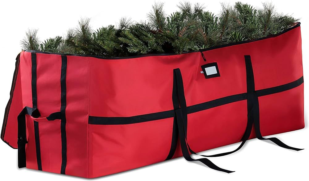 Zober Christmas Tree Storage Bag 9 Ft - Wide Artificial Disassembled Christmas Tree Storage - 2 Z... | Amazon (US)