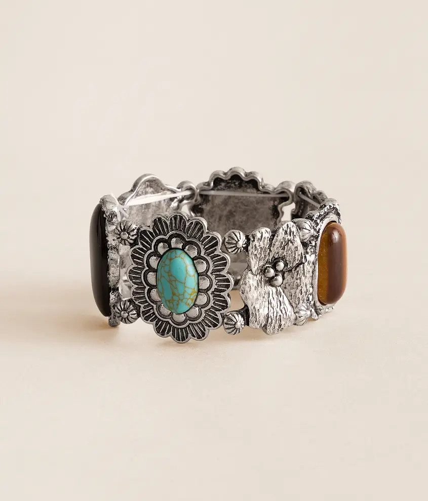 Western Stone Statement Bracelet | Buckle