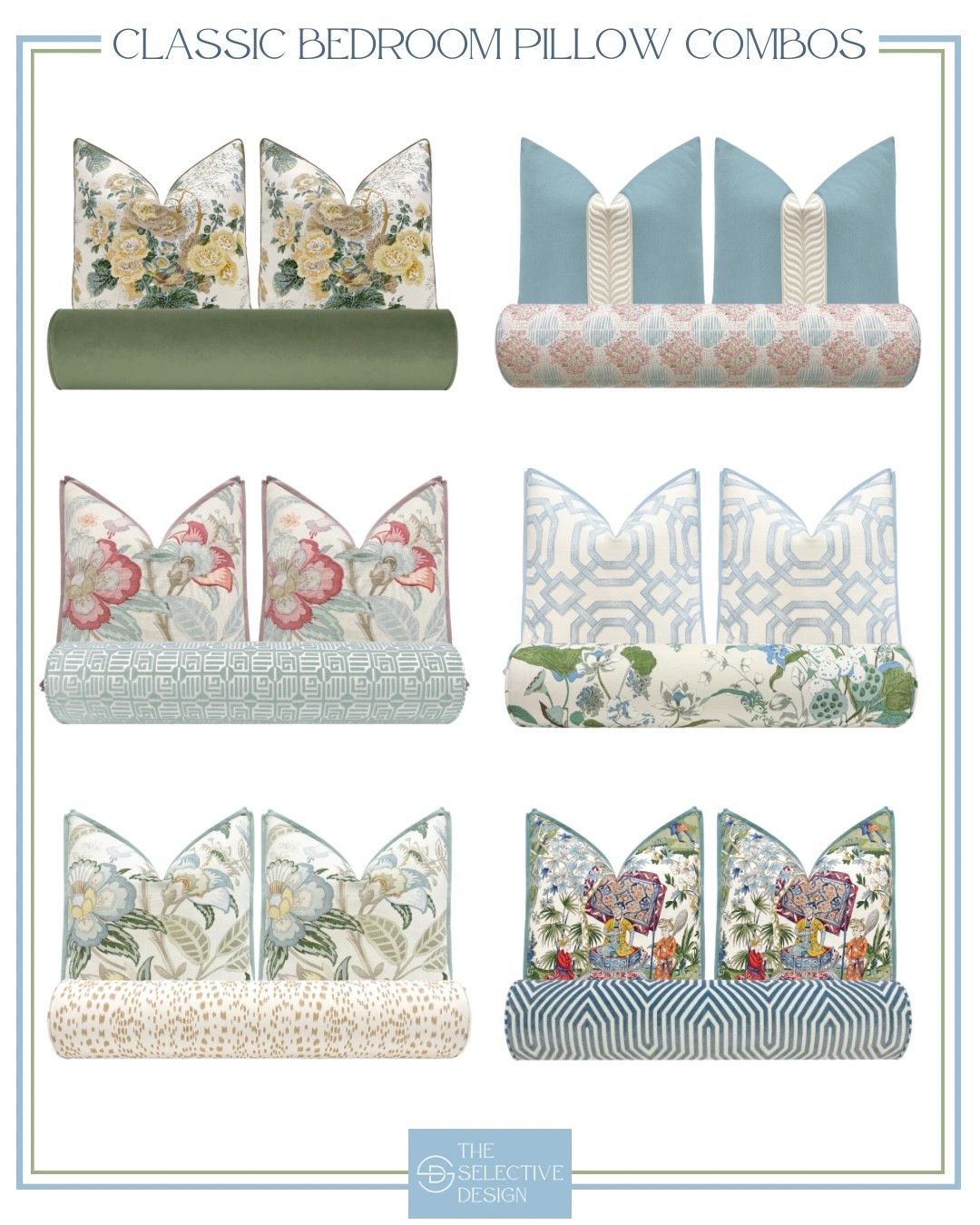 Designing a classic bedroom just got easier ✨

These bedroom pillow combos are the perfect mix of classic pattern play and timeless style.
Mix florals, geometrics, and luxe textures for a layered, traditional bedroom style that feels fresh and cozy.

Bedroom design | traditional bedroom | timeless bedroom | classic bedroom | Grandmillennial bedroom design

#LTKHome #LTKSaleAlert