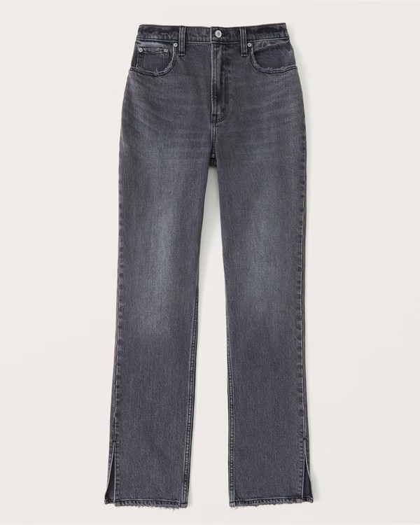 90s Ultra High Rise Straight Jeans | Abercrombie & Fitch (US)