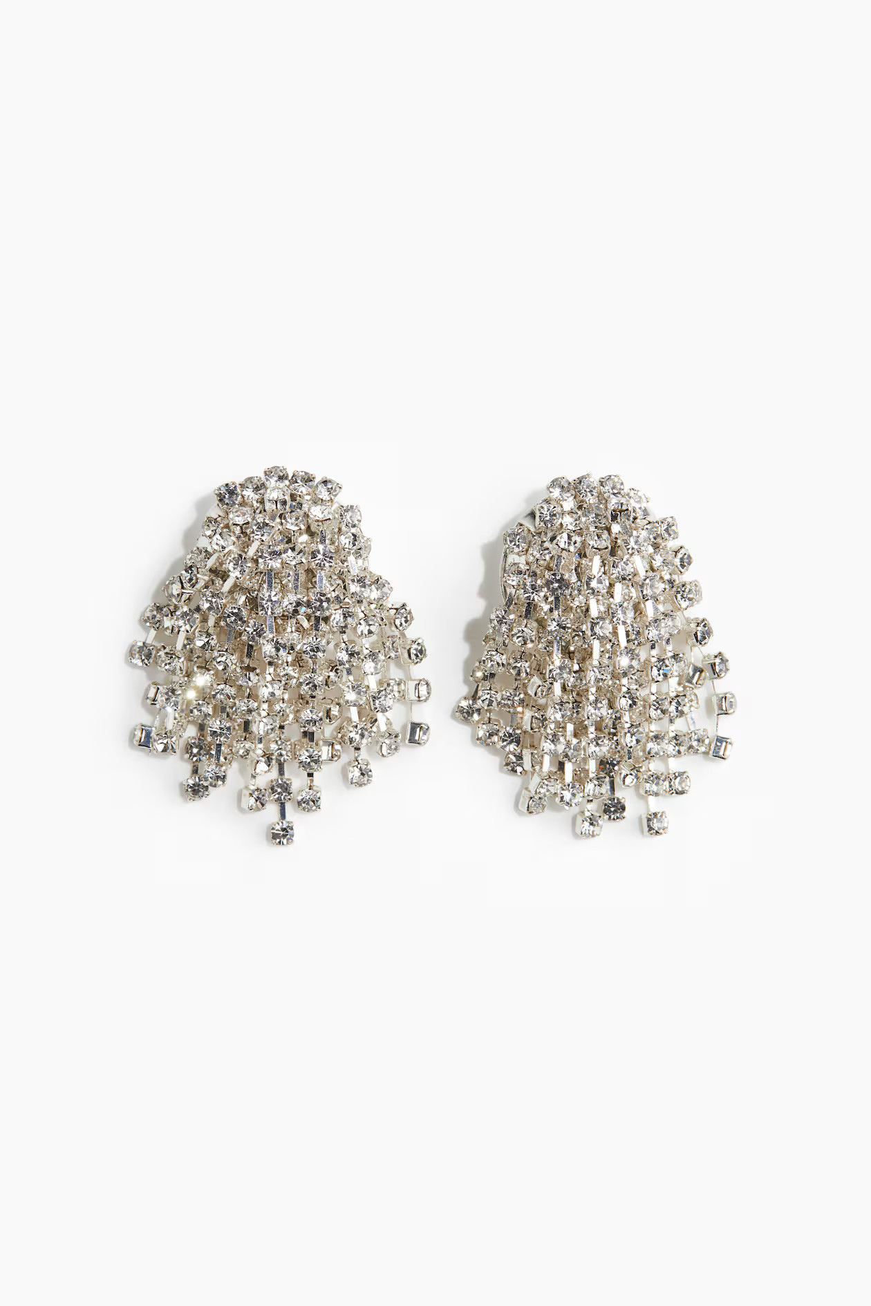 Rhinestone-Chain Earrings | H&M (US + CA)