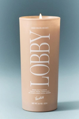 Vacation Fresh High Ceiling Resort Lobby Boxed Glass Candle | Anthropologie (US)