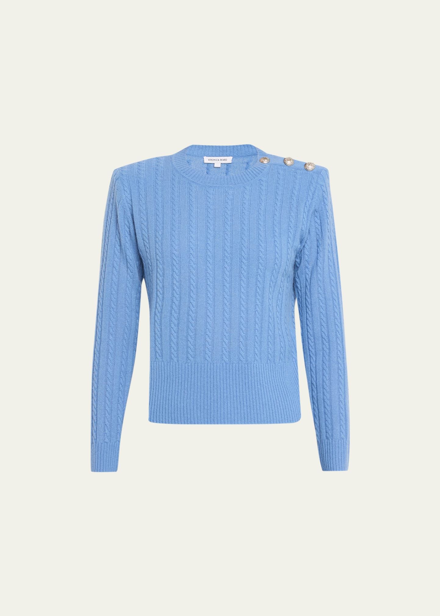 Veronica Beard Alder Cable-Knit Cashmere Sweater | Bergdorf Goodman