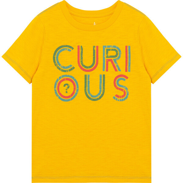 Curious Tee, Yellow | Maisonette