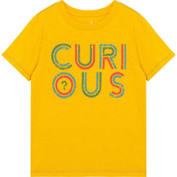 Curious Tee, Yellow | Maisonette