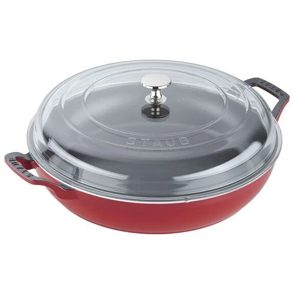 12-inch, Braiser with Glass Lid, cherry | The ZWILLING Group Cutlery & Cookware