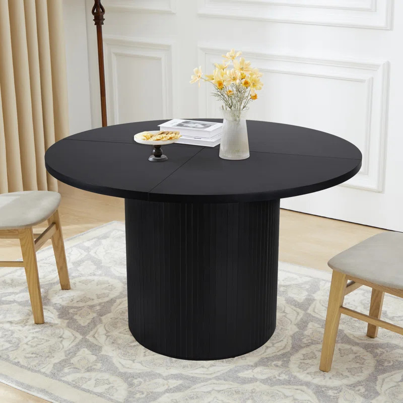 Ebern Designs Cuji 47'' Round Pedestal Dining Table & Reviews | Wayfair | Wayfair North America