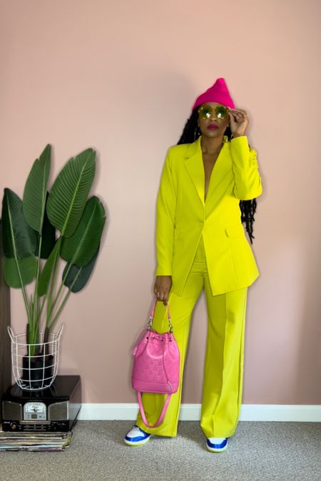 Brights are trending for Fall so grab this Neon suit NOW! 

#LTKshoecrush #LTKstyletip #LTKunder100