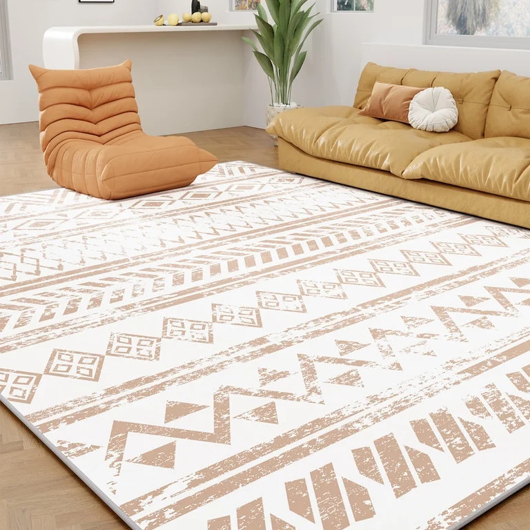 YOUPINS 5'x8' Area Rugs,Washable Living Room,Low Pile Soft Modern Decor Rugs for Dining Room Bedr... | Walmart (US)