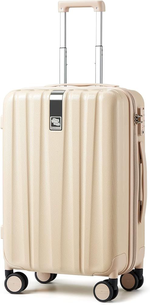 Hanke 20 Inch Carry On Luggage Airline Approved, Lightweight PC Hardside Suitcase with Spinner Wh... | Amazon (US)