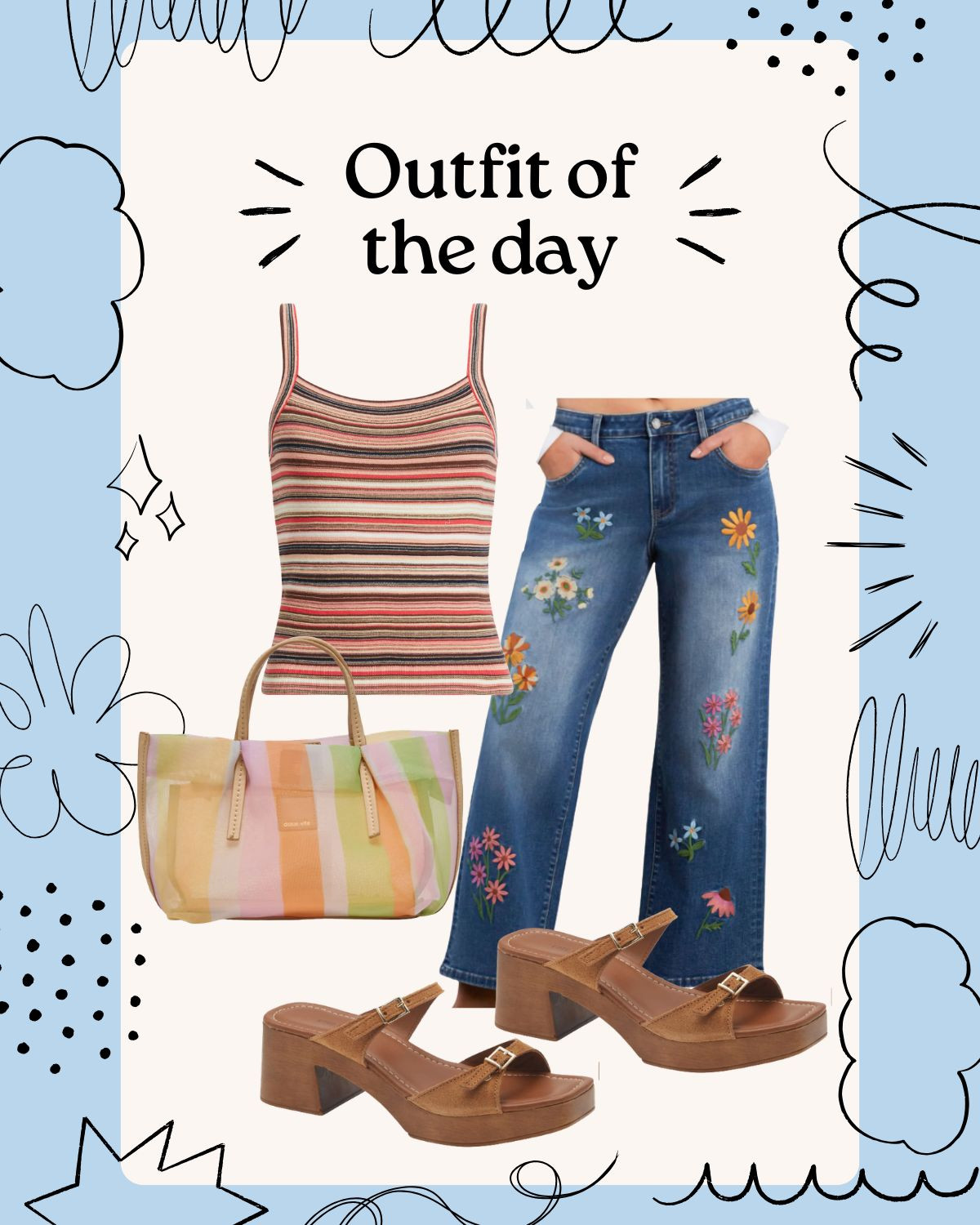 A chic and colorful outfit for this spring to summer transition period

#LTKSeasonal #LTKootd #LTKSaleAlert