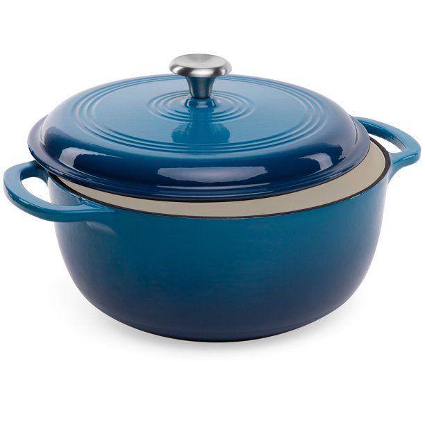 Best Choice Products 6qt Non-Stick Enamel Cast-Iron Dutch Oven for Baking, Braising, Roasting w/ ... | Walmart (US)