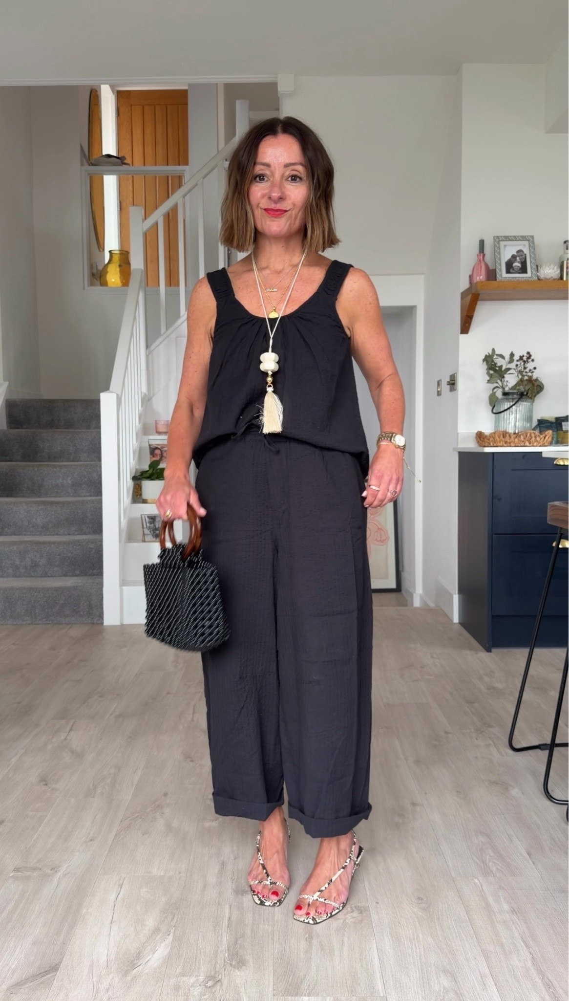 This outfit is perfect for travelling in as well as dressing up at night. The fabric is so light. Size down in the trousers

#LTKuk #LTKsummer #LTKtravel