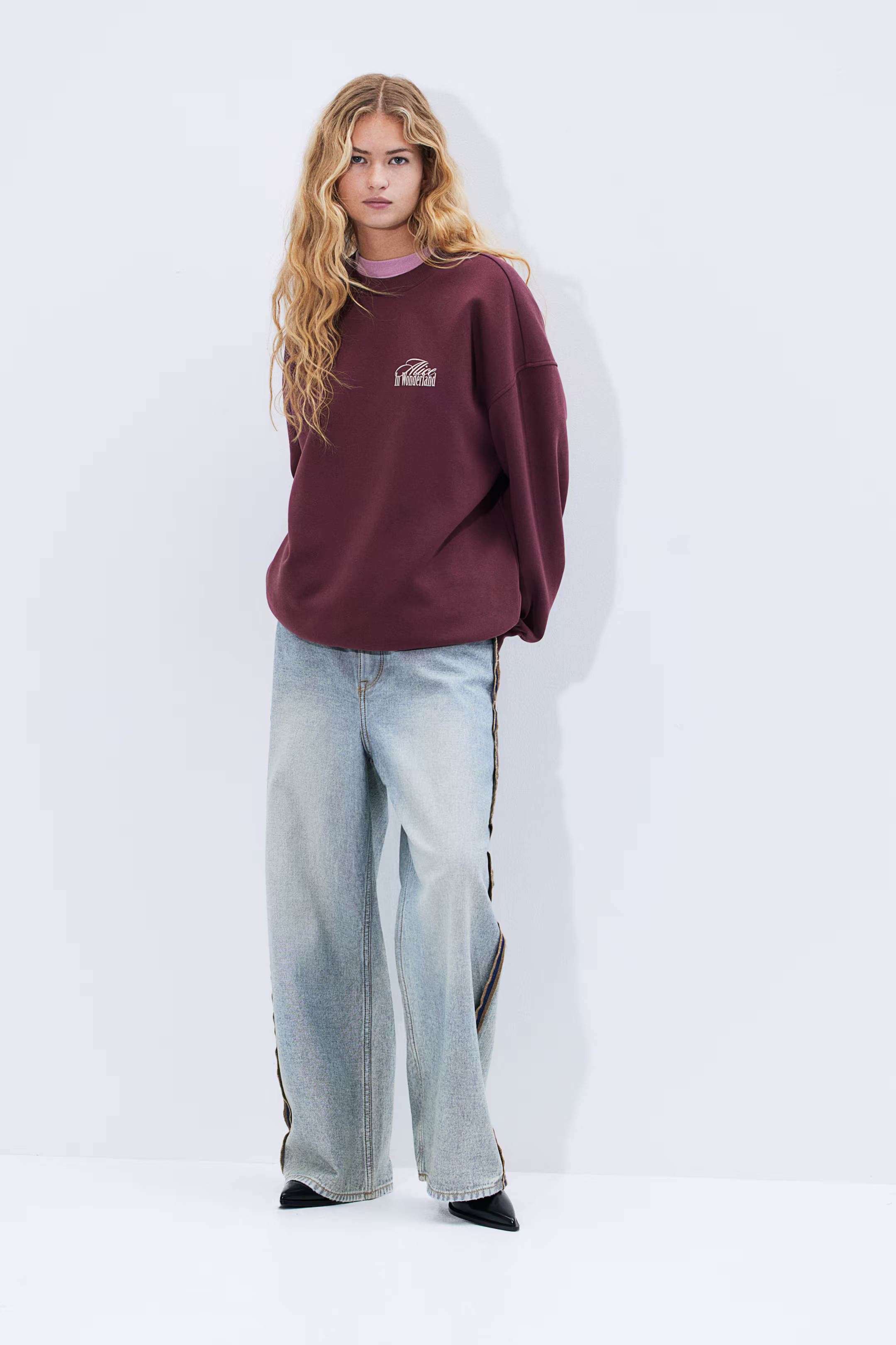Oversized Printed Sweatshirt | H&M (US + CA)