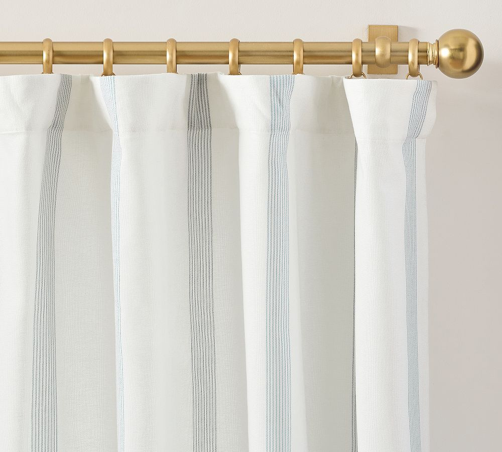 Harbor Striped Curtain | Pottery Barn (US)