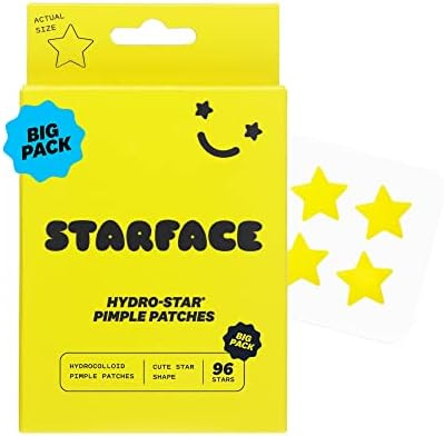 Starface Hydro-Stars BIG PACK, Hydrocolloid Pimple Patches, Absorb Fluid and Reduce Inflammation,... | Amazon (US)
