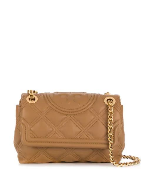 branded quilted crossbody bag | Farfetch (US)