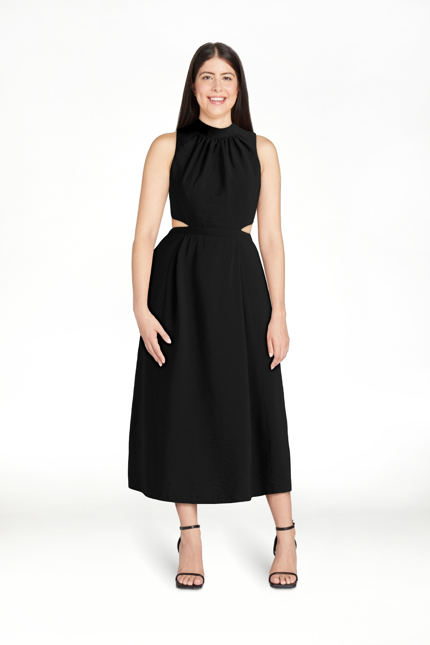 Sofia Jeans Women's and Women's Plus Cutout Dress, Above Ankle Length, Sizes XS-4X | Walmart (US)