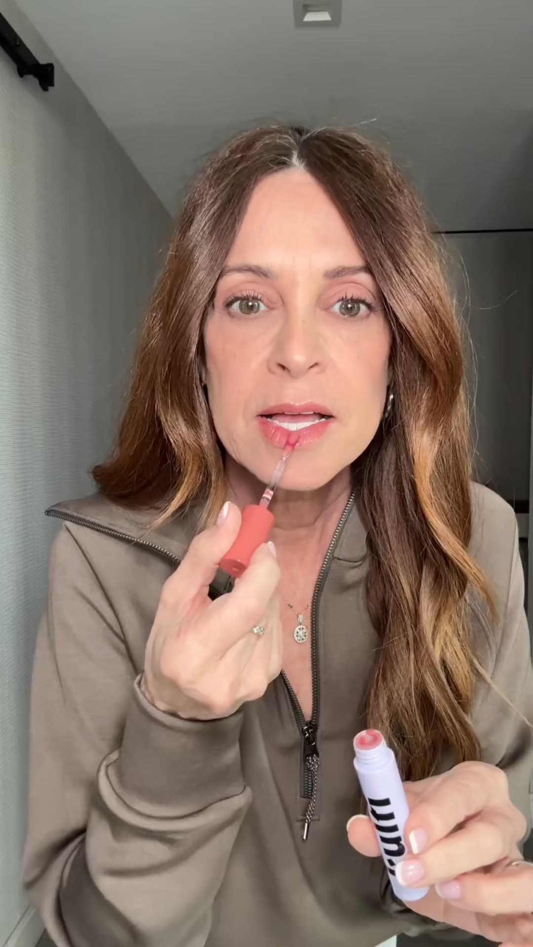 1/2 zip soft sweatshirt is on sale in several color options. Wearing a size small. Cropped wide leg pants are on sale. Wearing size petite small.

This is what I wore for my planned day of “shopping til I dropped” at the outlet mall near Palm Springs.

My new lip stain oil is Kulfi in Rose. It’s gorgeous and long lasting.

#womenover50 #grwm #ootd #petite

#LTKPetite #LTKootd #LTKSaleAlert