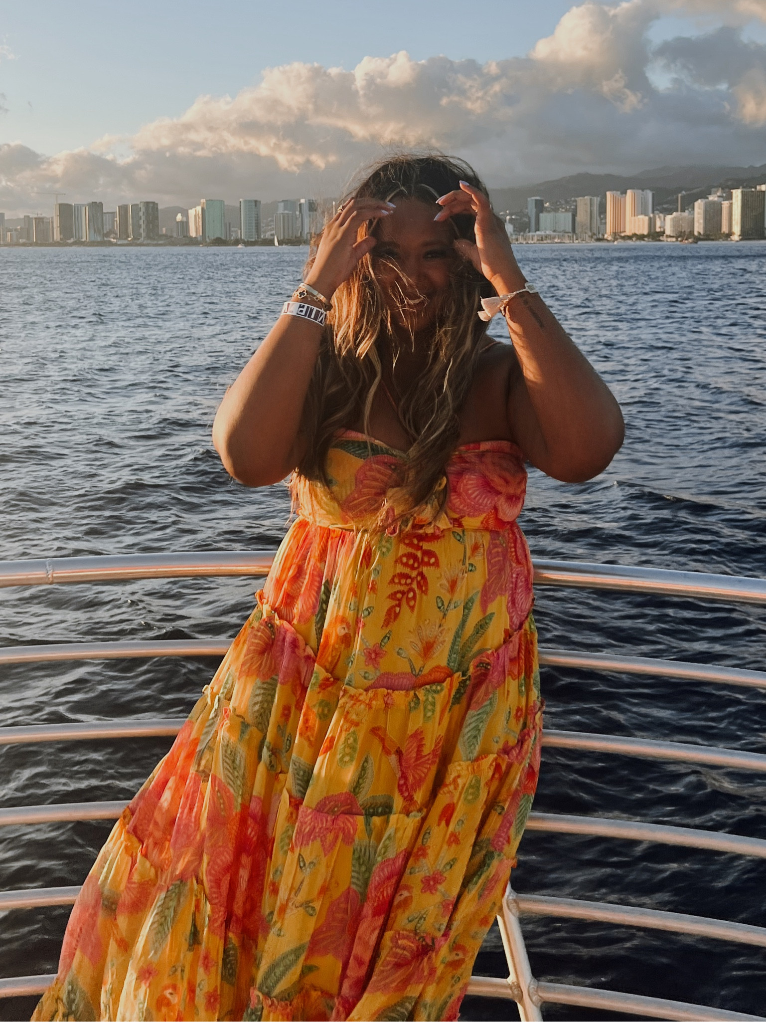 Planning my outfits for my bachelorette trip was one of the best parts of the whole event!! The theme of our party cruise was sunset and the moment I saw this dress I knew it was the one. It has all of the pretty sunset colors you could wish for and the fabric is extremely breathable. This is without a doubt a piece I’ll have in my closet for years to come 🌅 #bachelorette 

#LTKFind #LTKstyletip #LTKwedding