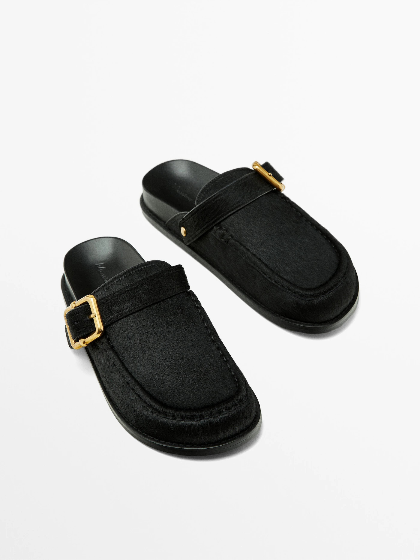 Faux fur slippers | Massimo Dutti US
