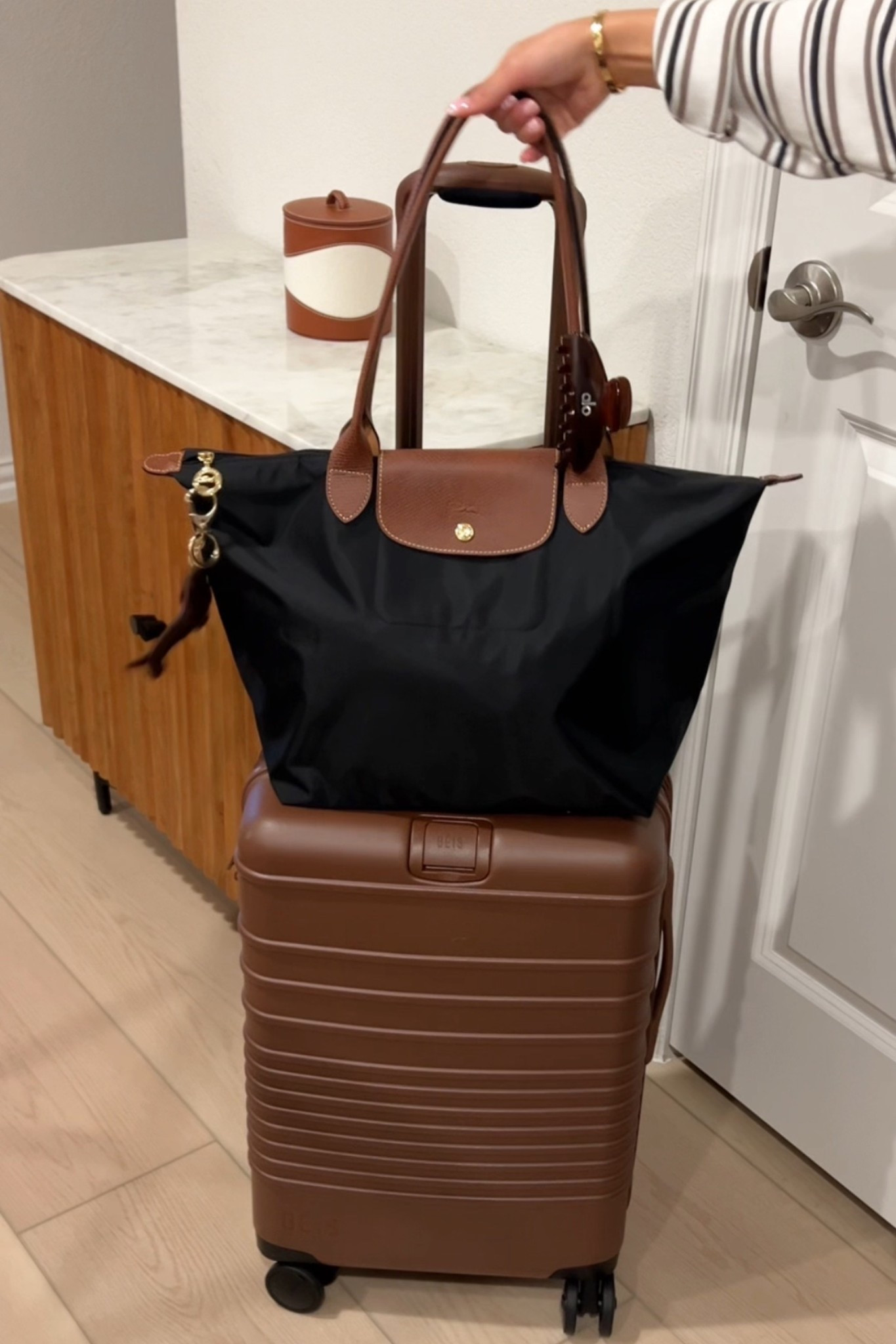 My go to carry on luggage & personal tote bag combo for travel Pugh

#LTKTravel