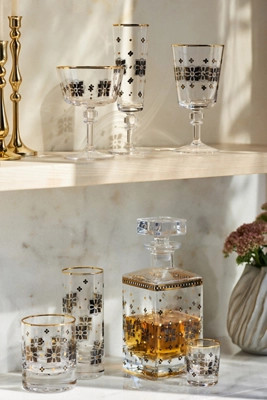 Bistro Tile Decanter | Anthropologie (US)