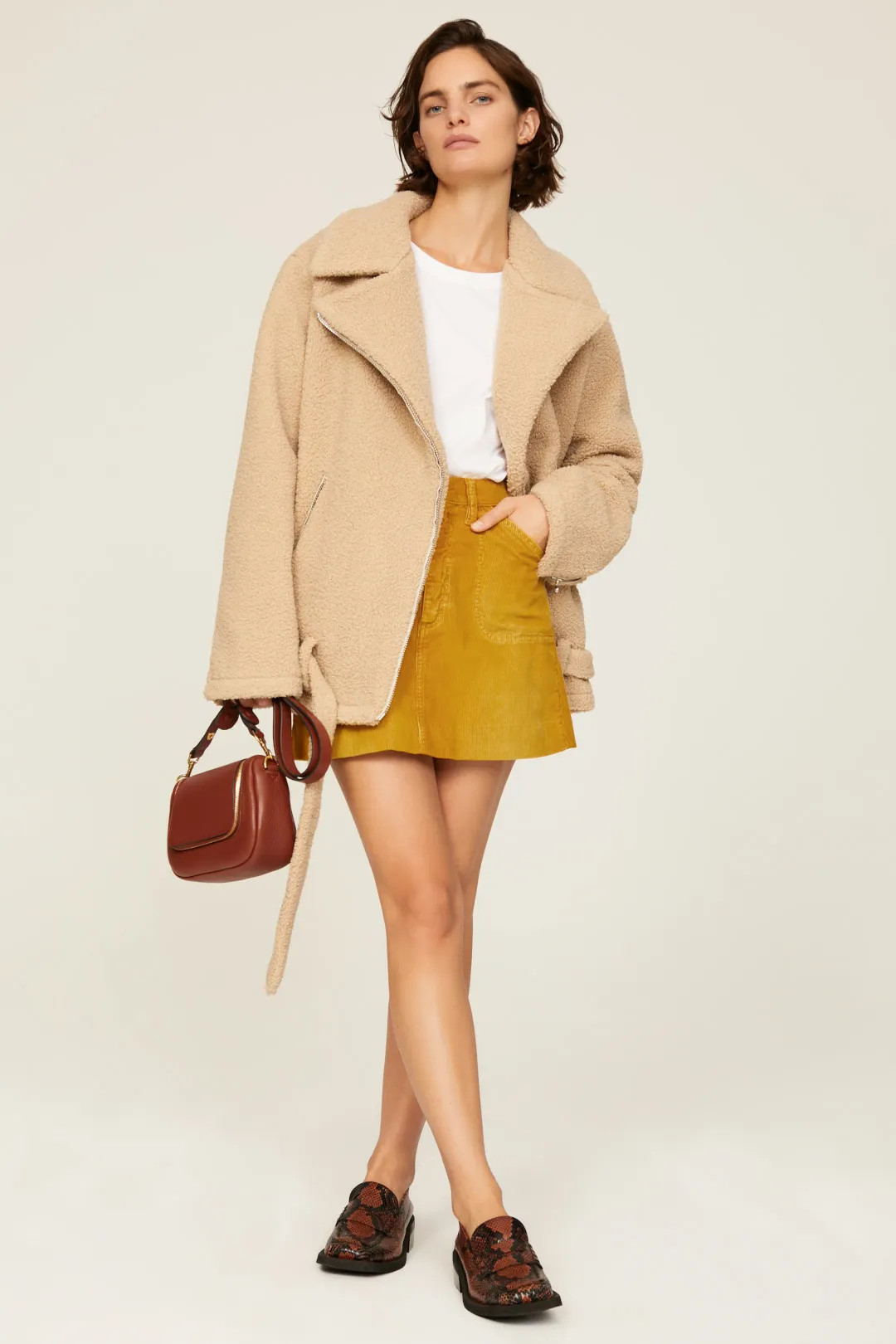 Yellow 70s Pocket Mini Skirt | Rent the Runway