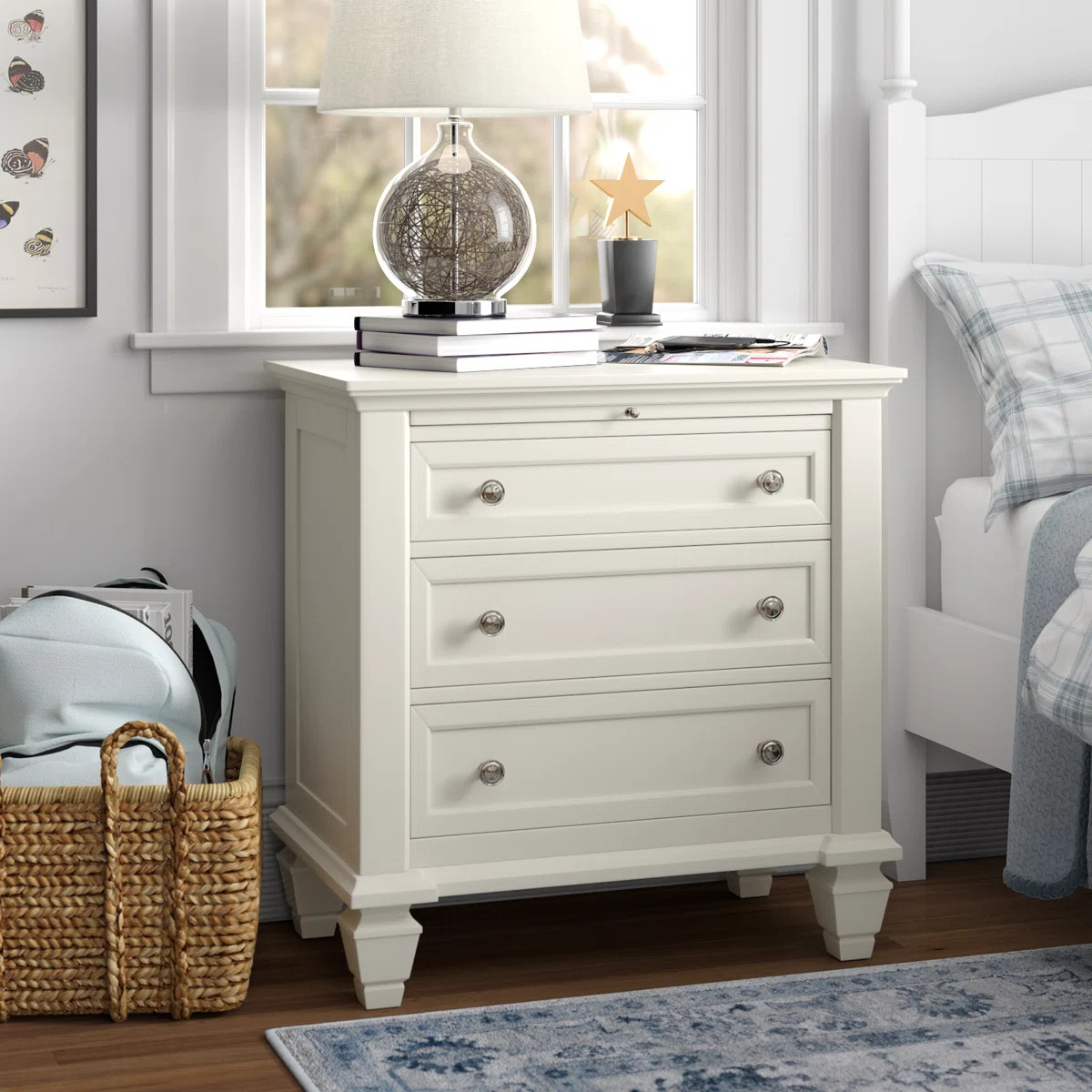 Fraser Sandy Beach 3-drawer Nightstand | Wayfair North America
