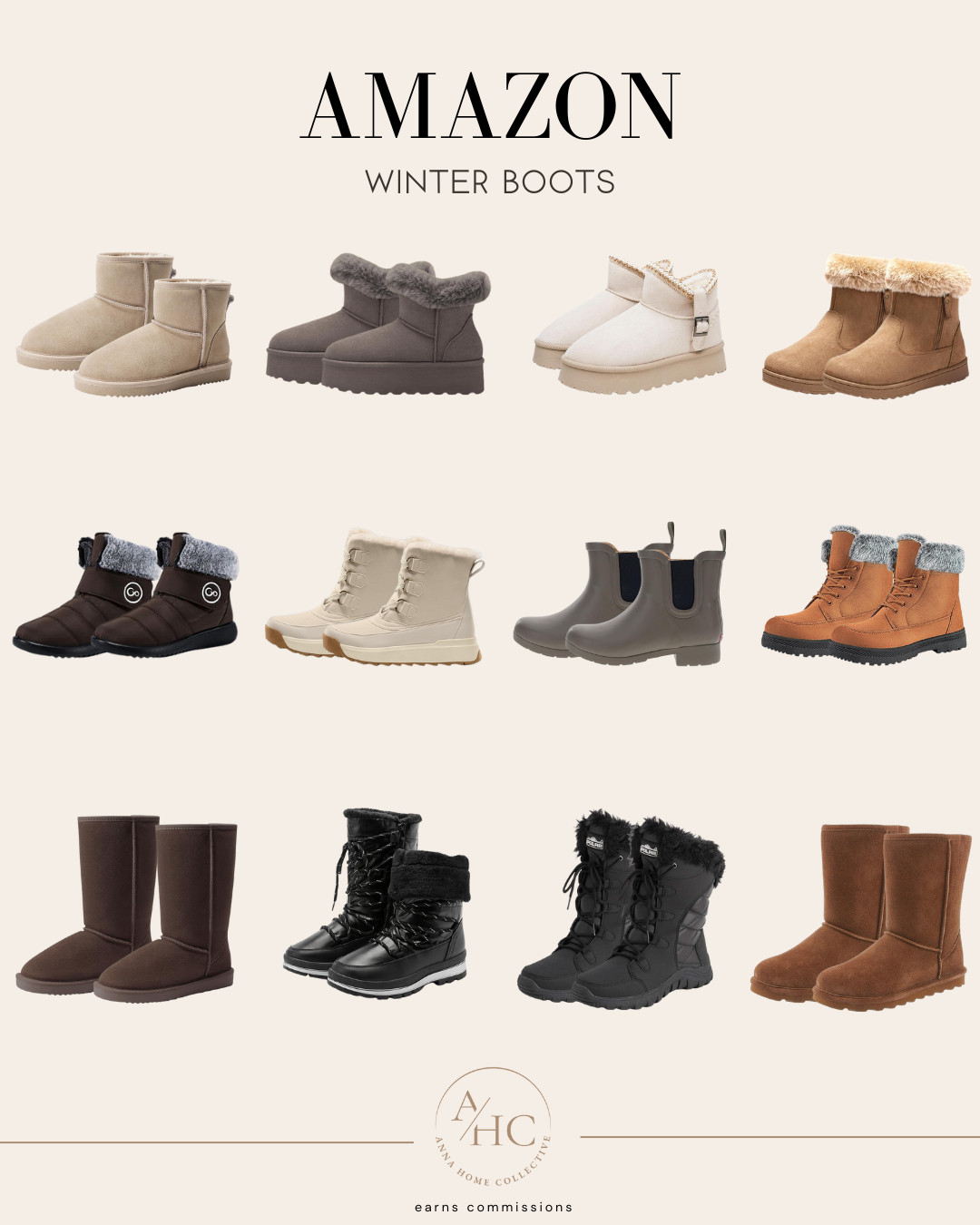 Amazon winter boots that keep your feet warm and comfortable all season. ❄️ // Amazon, Amazon Finds, Amazon Winter, Amazon Winter Fashion, Winter Boots, Amazon Boots, Amazon Booties, Snow Boots, Snow Boots Women, Ankle Boots 

 #LTKootd #LTKSeasonal #LTKFindsUnder100