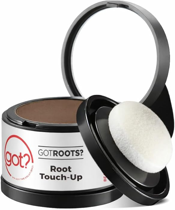 Pigment Infused Binding Root Touch Up Hair Color, Brow Filler & Hairline Powder for Medium Brown ... | Amazon (US)