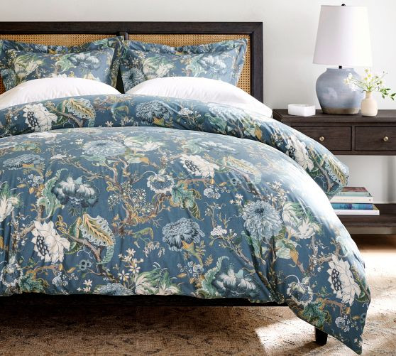 Dahlia Floral Duvet Cover | Pottery Barn (US)