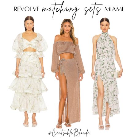 Matching sets
Miami outfits
Vacation outfits
Vacation looks
Miami looks
Miami sets
Revolve sets
Floral
Skirt
Midi skirt
Tiered skirt

#LTKSeasonal #LTKtravel #LTKparties