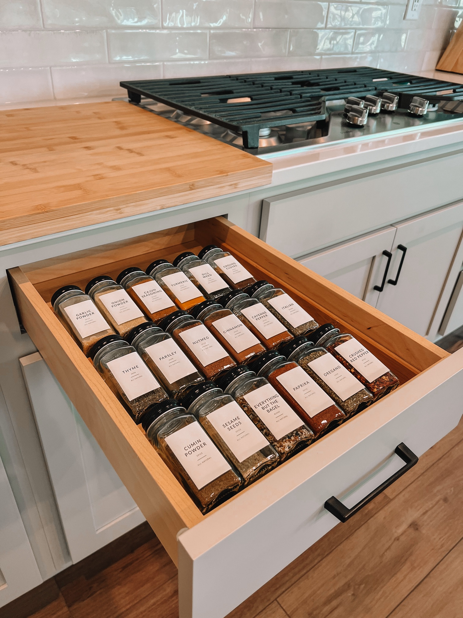 Amazon home finds, new home organization, kitchen organization, spice drawer organization, spice jars with labels 🤍

#LTKSeasonal #LTKFindsUnder50 #LTKHome