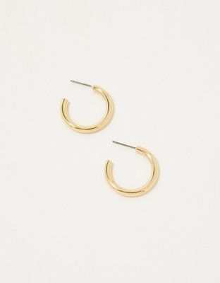Aerie Gold Hoop Earrings | Aerie