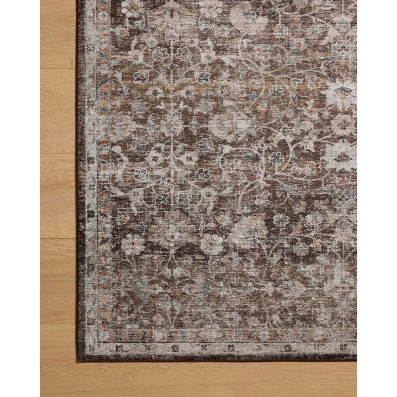 Amber Lewis x Loloi Machine Washable Josie Earth / Natural Area Rug & Reviews | Wayfair | Wayfair North America
