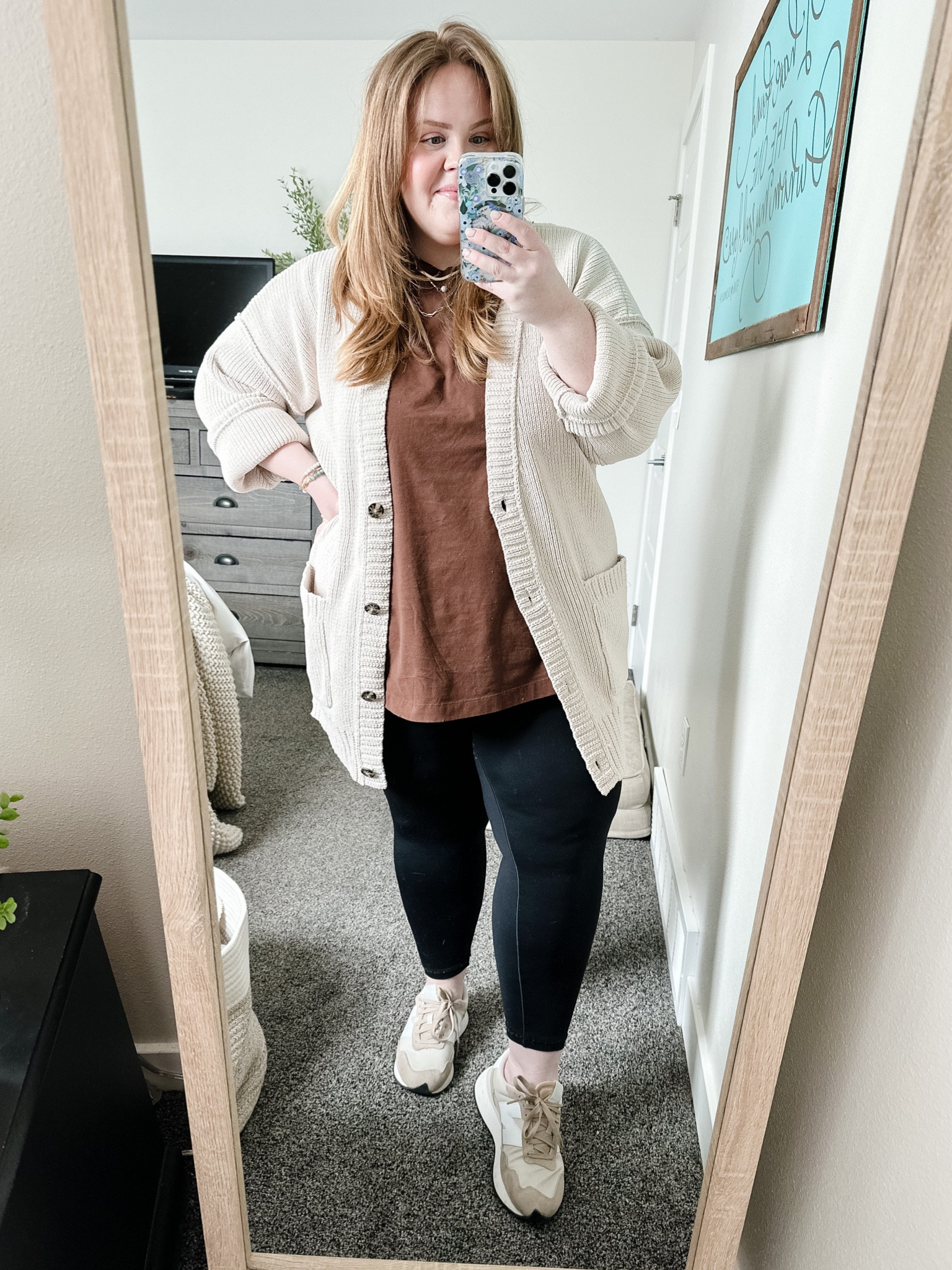 Casual Friday OOTD.

Plus-size outfits, casual outfit, mom outfit, running errands, oversized cardigan, leggings and sneakers 

#LTKSale #LTKsalealert #LTKcurves