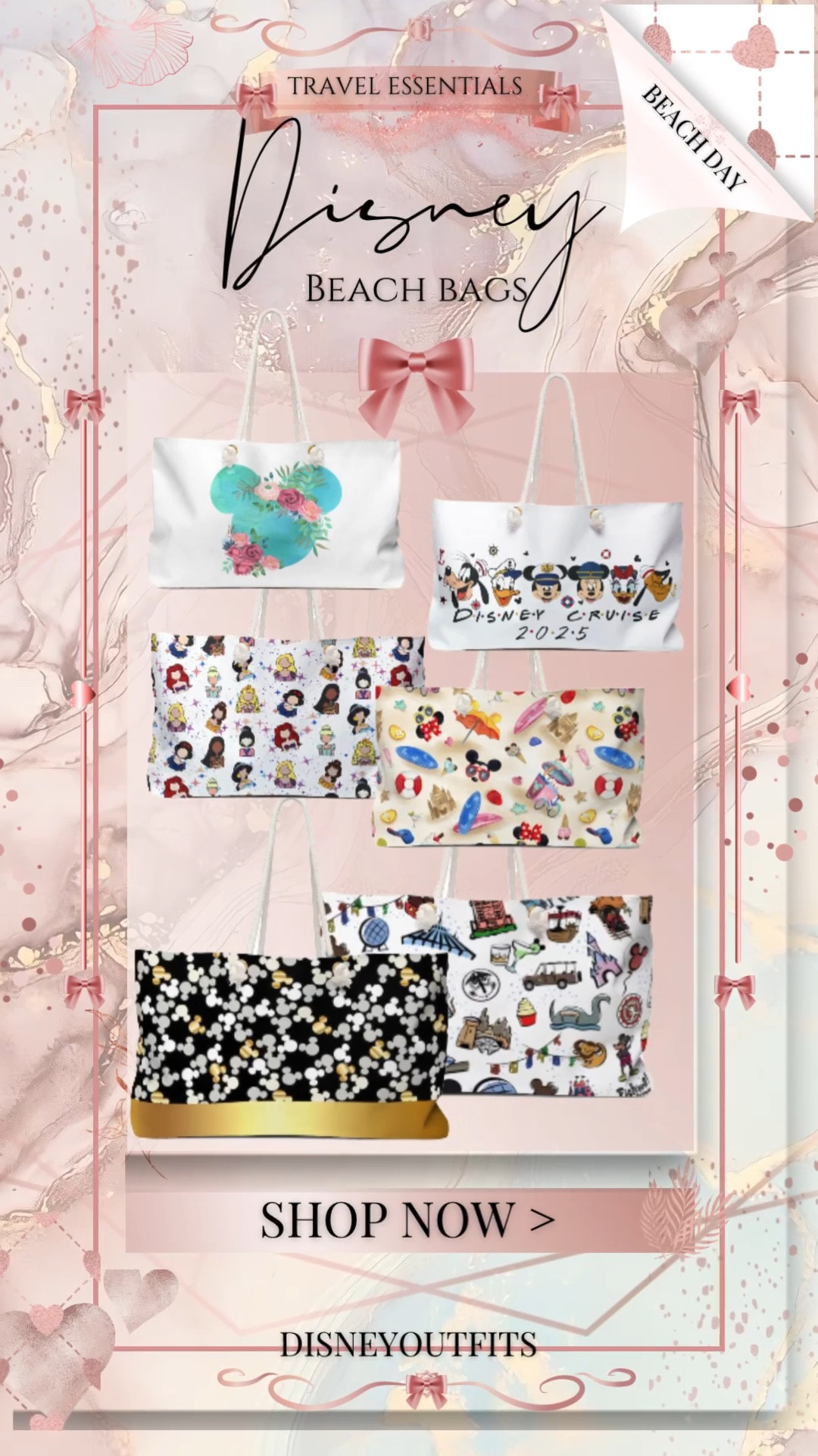 Super cute Disney Beach Bags for your Disney Trip! 

#aulani #disneycruise #disney #disneytrip

#LTKGiftGuide #LTKtravel #LTKitbag